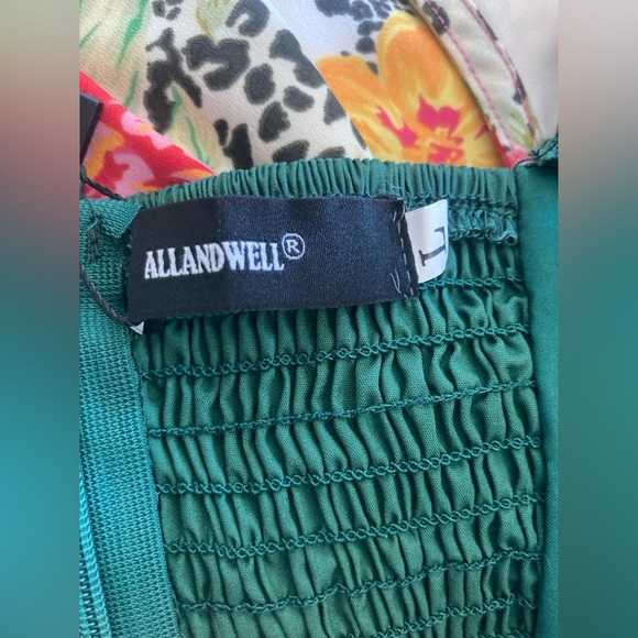 ALANDWELL-Women's Elegant Square Neck Lantern Sleeve A-Line Mini Dress - Picture 10 of 10